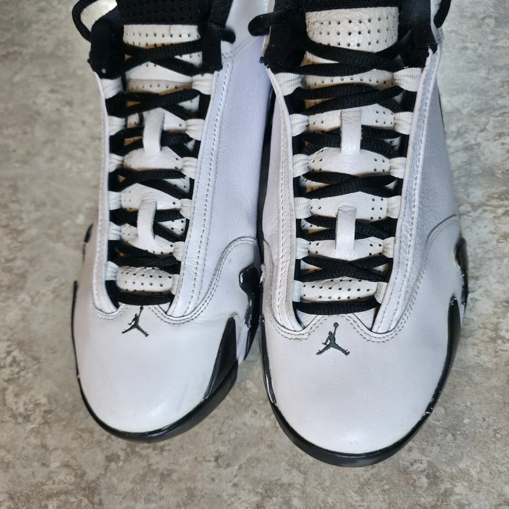 Men's 10.5 - Jordan 14 Retro White Oxidized Green (2016) 487471-106 Sneakers